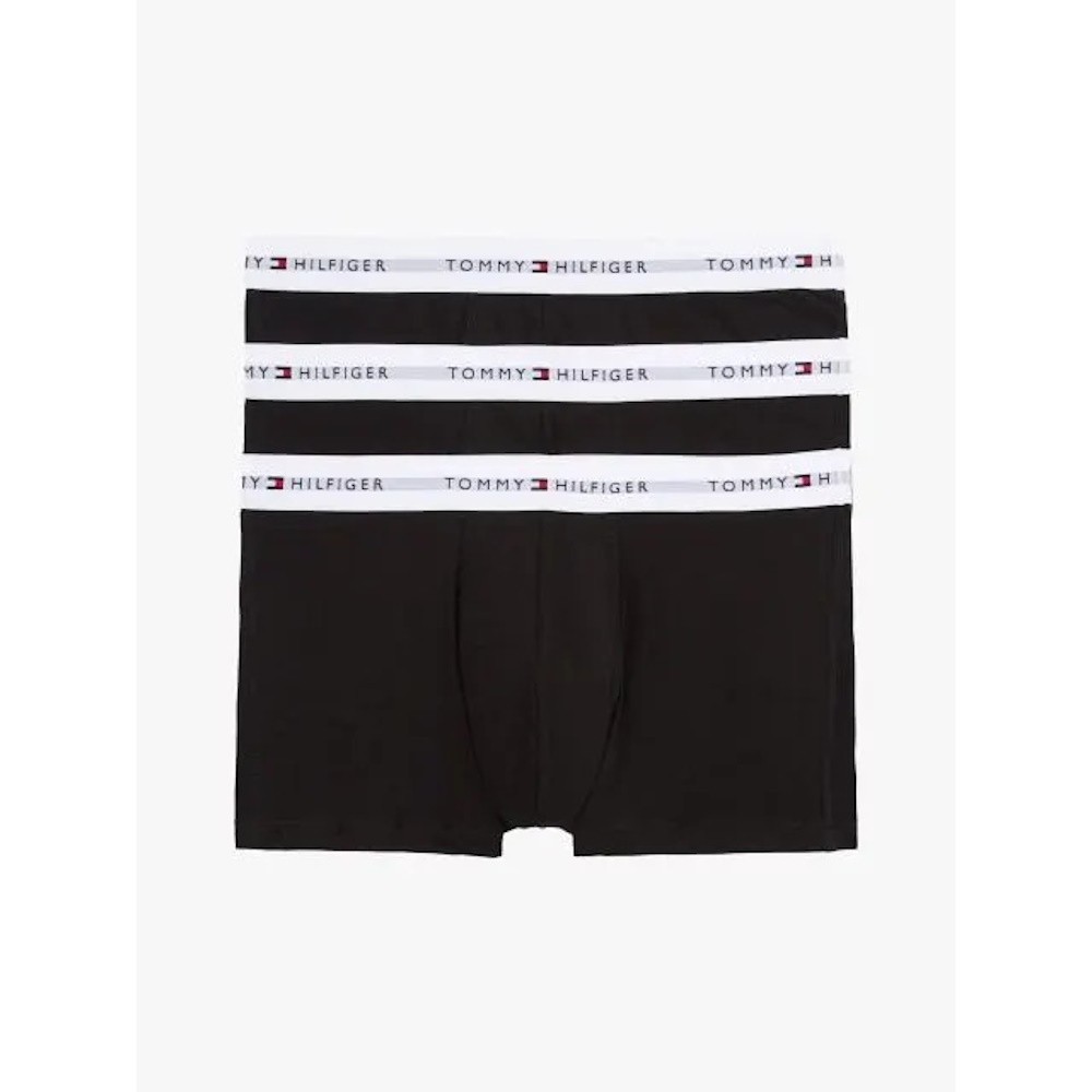 Tommy Hilfiger UM0UM03890-0XN 3p WB Trunk , Ανδρικά μπόξερ Σετ 3 τεμ. ΜΑΥΡΟ