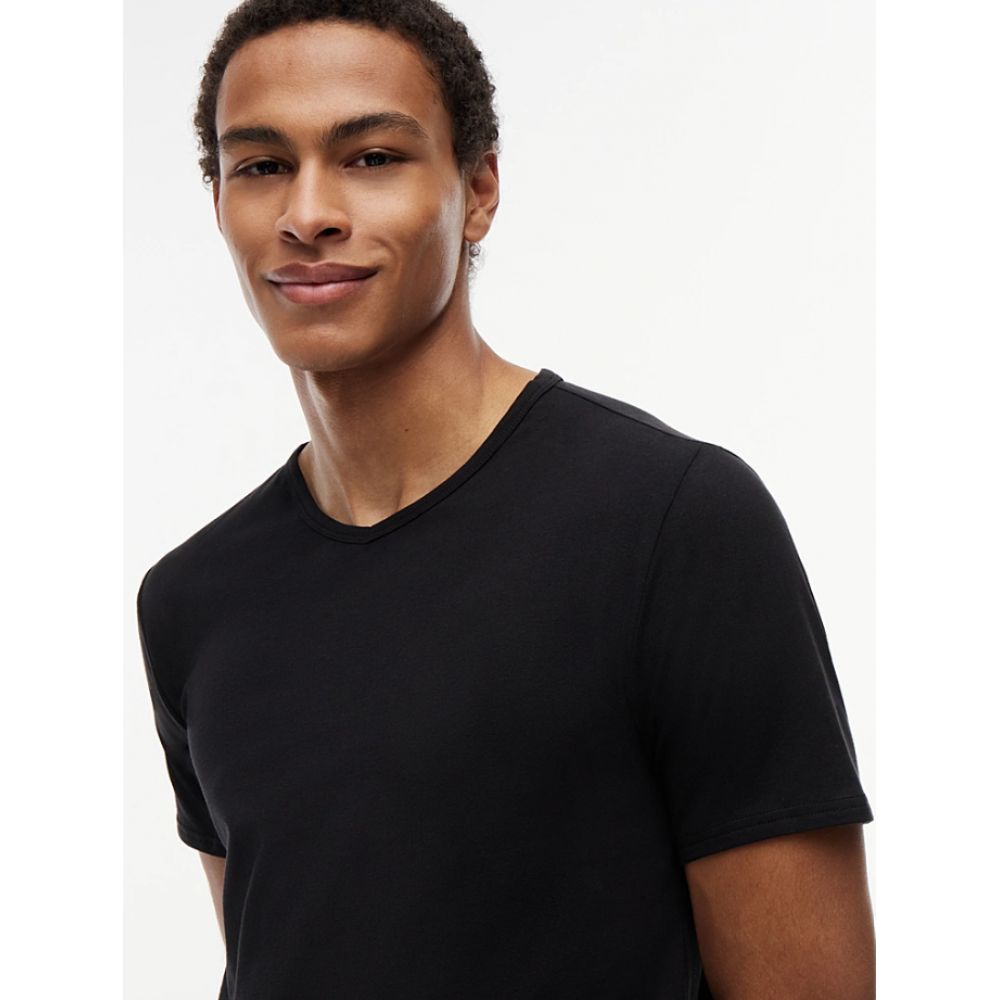 Tommy Hilfiger UM0UM03929-0XS, Ανδρικά T-Shirts 3p. V-Neck Short Sleeve Tee Stretch Cotton, MULTI COLOR