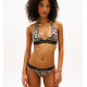 Tommy Hilfiger UW0UW06368-0GB Halter RP Print, Γυναικείο Μαγιό Bikini Top, LEOPARD NORDIC TAUPE