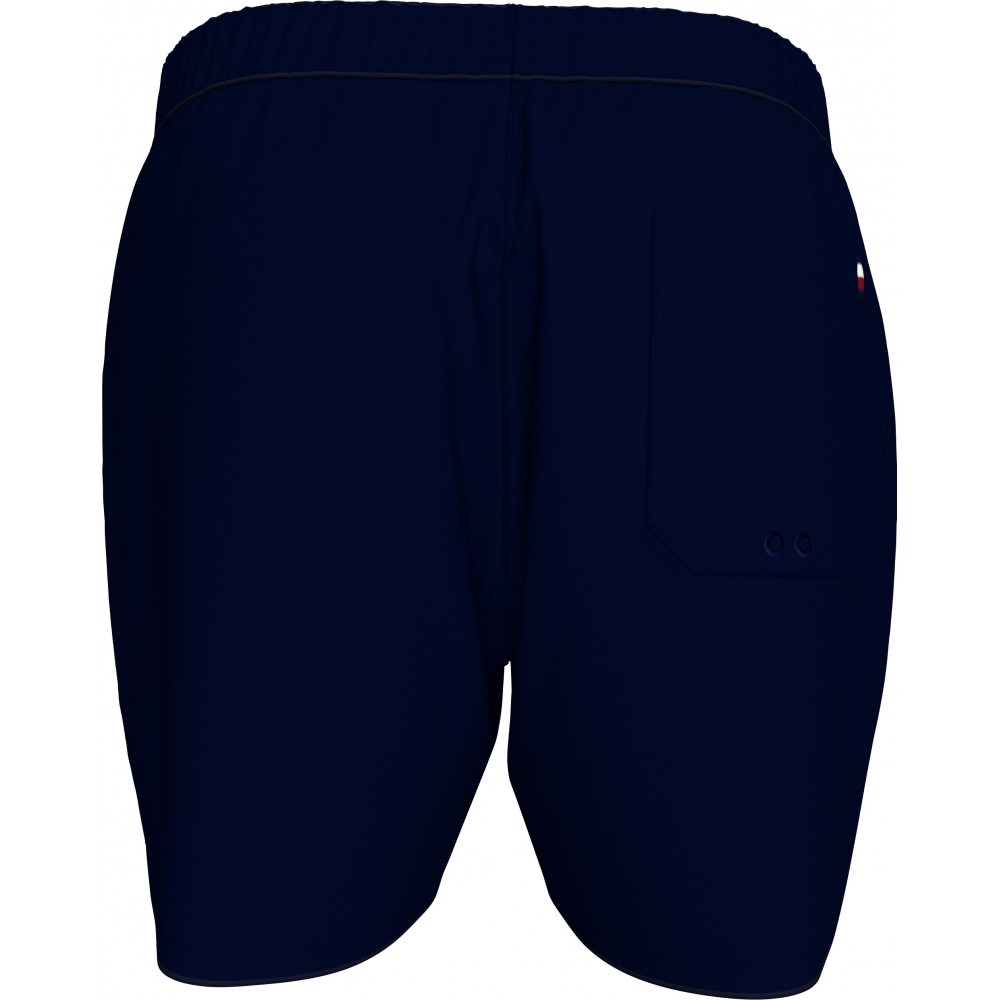 Tommy Hilfiger UM0UM03281-DW5,  Ανδρικό Μαγιό Plus Size BT Medium Drawstring, ΜΠΛΕ ΣΚΟΥΡΟ