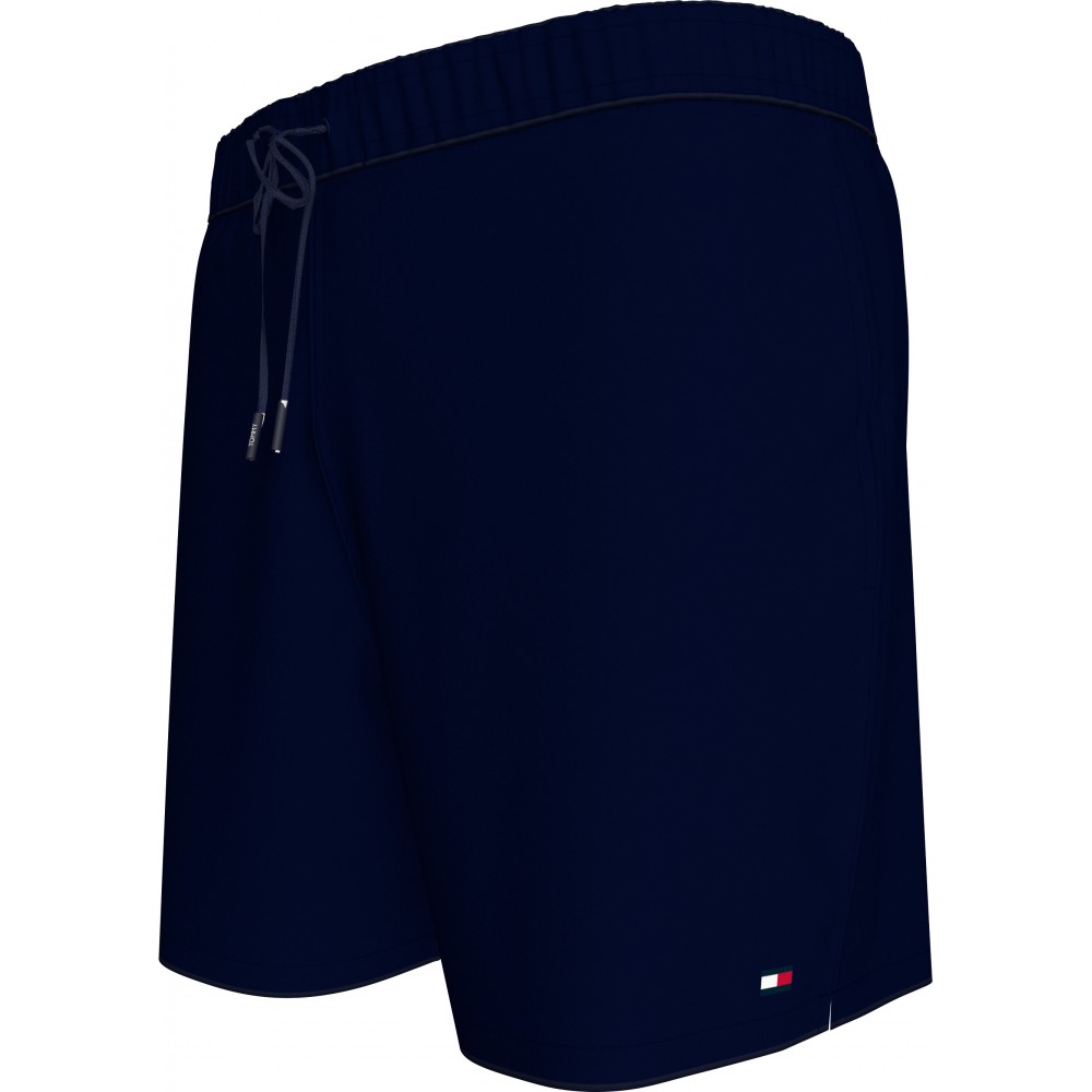 Tommy Hilfiger UM0UM03281-DW5,  Ανδρικό Μαγιό Plus Size BT Medium Drawstring, ΜΠΛΕ ΣΚΟΥΡΟ