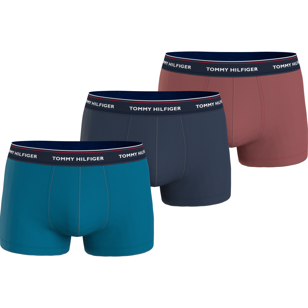 Ανδρικά Μπόξερ Tommy Hilfiger Premium Essential 3pack Trunk 1U87903842-0VX, ΠΟΛΥΧΡΩΜΑ