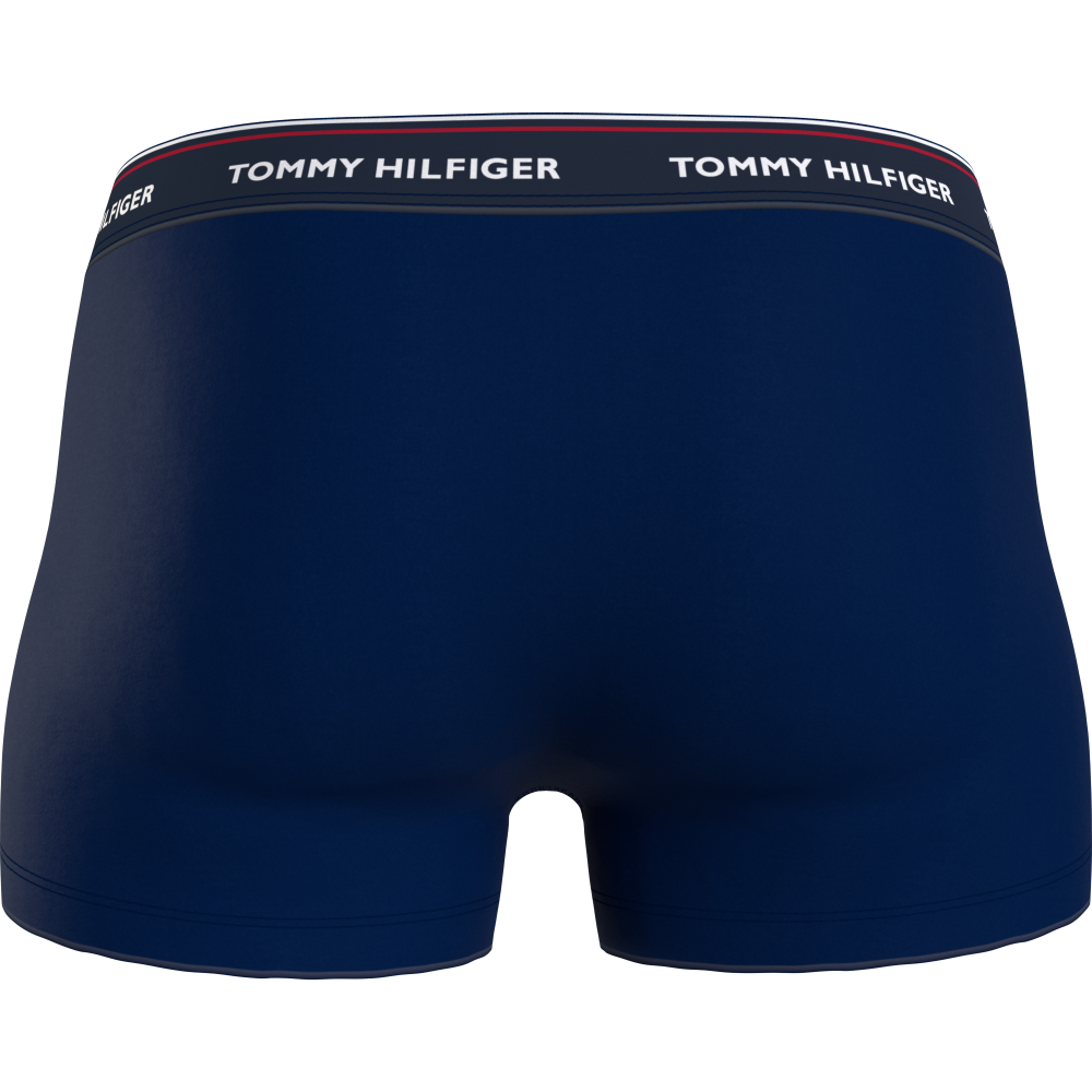 Ανδρικό Boxer TOMMY HILFIGER Premium Essentials 3pack Trunk 1U87903842-0YY  D.Sky/Dark Ash/Rouge