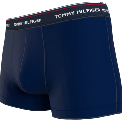 Ανδρικό Boxer TOMMY HILFIGER Premium Essentials 3pack Trunk 1U87903842-0YY  D.Sky/Dark Ash/Rouge