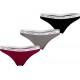 TOMMY HILFIGER 3pack Thong UW0UW04894-0R3, Γυναικείo Σετ 3τεμ. Κυλοτάκια Στρινγ, MULTI COLOR