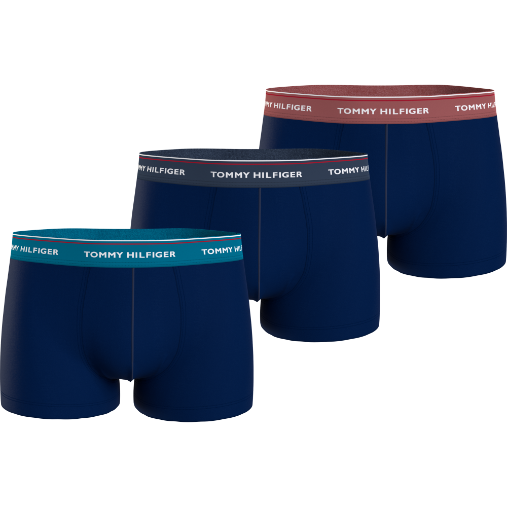 Tommy Hilfiger 3pack WB Trunk UM0UM01642-0VX, Ανδρικά Μπόξε  3 τεμ. ΠΟΛΥΧΡΩΜΑ