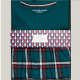 Tommy Hilfiger PJ SET UM0UM03000-0TX,  Ανδρική Πυζάμα ΣΕΤ σε κουτί δώρου, DEEP SPRUCE/GLOBAL ST GREEN