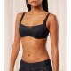 Σουτιέν Triumph Body make-up illusion lace balconette, ΜΑΥΡΟ Σουτιέν Triumph Body make-up illusion lace balconette, ΜΑΥΡΟ