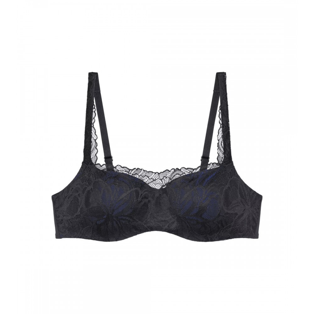 Σουτιέν Triumph Body make-up illusion lace balconette, ΜΑΥΡΟ Σουτιέν Triumph Body make-up illusion lace balconette, ΜΑΥΡΟ