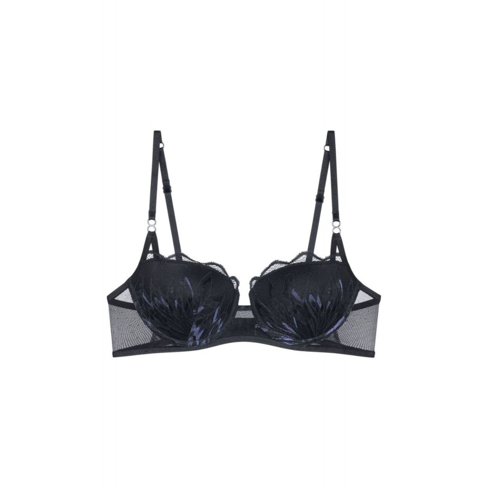 TRIUMPH Crazy Stupid Love WHP, Σουτιέν Balconette με μπανέλα και δαντέλα, ΜΑΥΡΟ TRIUMPH Crazy Stupid Love WHP, Σουτιέν Balconette με μπανέλα και δαντέλα, ΜΑΥΡΟ