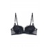 TRIUMPH Crazy Stupid Love WHP, Σουτιέν Balconette με μπανέλα και δαντέλα, ΜΑΥΡΟ