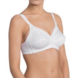 Triumph Doreen + Cotton 01 N, Σουτιέν για μεγάλο και βαρύ στήθος χωρίς μπανέλα, ΑΣΠΡΟ