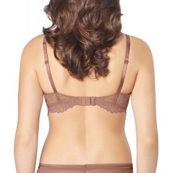 Bralette με μπανέλα Triumph Beauty Full  Darling  W από ντελικάτη δαντέλα ΣΑΠΙΟ ΜΗΛΟ