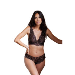 Valege DIABLESS  BRALETTE, Σουτιέν χωρίς μπανέλα από δαντέλα, ΜΠΡΟΝΖΕ