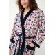 VAMP 19508, Γυναικεία Χειμερινή ρόμπα Fleece σταυρωτή με ζώνη VAMP 19508, Γυναικεία Χειμερινή ρόμπα Fleece σταυρωτή με ζώνη