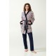 VAMP 19508, Γυναικεία Χειμερινή ρόμπα Fleece σταυρωτή με ζώνη VAMP 19508, Γυναικεία Χειμερινή ρόμπα Fleece σταυρωτή με ζώνη