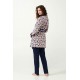 VAMP 19508, Γυναικεία Χειμερινή ρόμπα Fleece σταυρωτή με ζώνη VAMP 19508, Γυναικεία Χειμερινή ρόμπα Fleece σταυρωτή με ζώνη