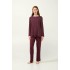 VAMP 23033, Γυναικεία Πυτζάμα Micromodal Πουά,  RED WINDSOR