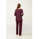 VAMP 23033, Γυναικεία Πυτζάμα Micromodal Πουά, RED WINDSOR VAMP 23033, Γυναικεία Πυτζάμα Micromodal Πουά, RED WINDSOR