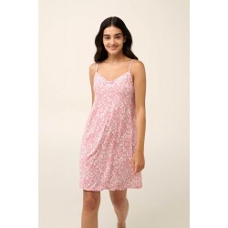 Vamp 22007, Γυναικείο Νυχτικό Micromodal με τιραντάκι, PINK BLUSH