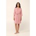 VAMP 22009, Καλοκαιρινή Γυναικεία Ρόμπα Micromodal, PINK BLUSH