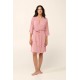 VAMP 22009, Καλοκαιρινή Γυναικεία Ρόμπα Micromodal, PINK BLUSH
