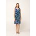 VAMP 24411, Γυναικείο Καλοκαιρινό Αμάνικο Φόρεμα Βισκόζ, BLUE PRINT