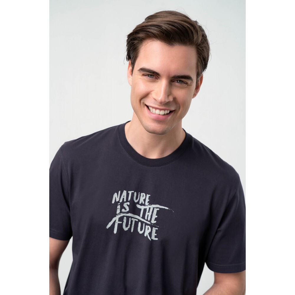 VAMP 18651, Ανδρική Βαμβακερή Πυτζάμα "Nature is the Future"