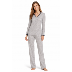 Vamp 13075, Πυζάμα Σεμιζιέ από modal και βαμβάκι