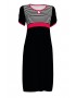 Φόρεμα Βισκόζι μέχρι Νο 4XL, με ριγέ λεπτομέρειες, Vamp 6258