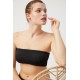 Strapless φάσα δαντέλα Ysabel Mora 10036 με αποσπώμενες τιράντες ΜΑΥΡΟ