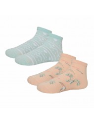 Ysabel Mora Y12760-B Ladies Invisible Socks 2pack,ΒΕΡΑΜΑΝ