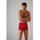 YSABEL MORA Y20385, Ανδρικό Xmas Set Boxer and Socks, ΚΟΚΚΙΝΟ