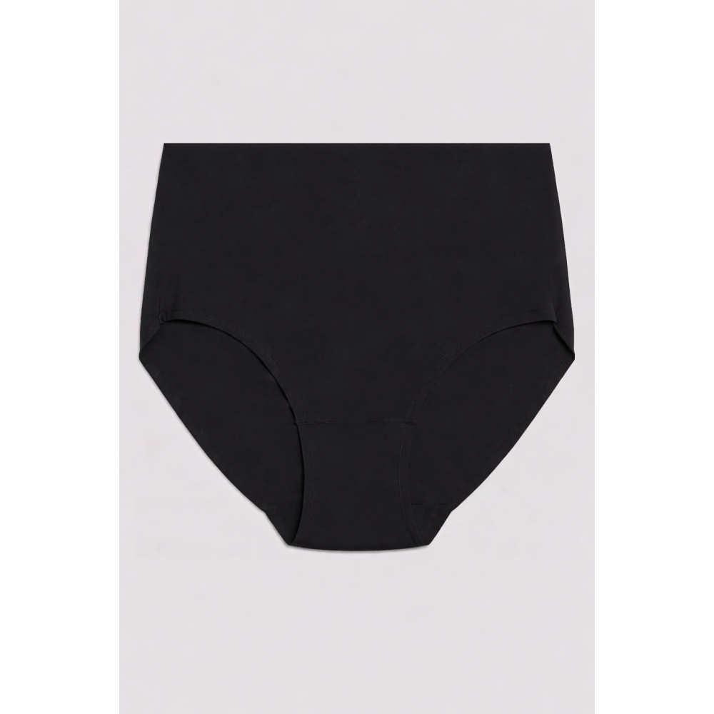 Ysabel Mora Y19697, Γυναικείο Ψηλόμεσο Κυλοτάκι χωρίς ραφές, ΜΑΥΡΟ