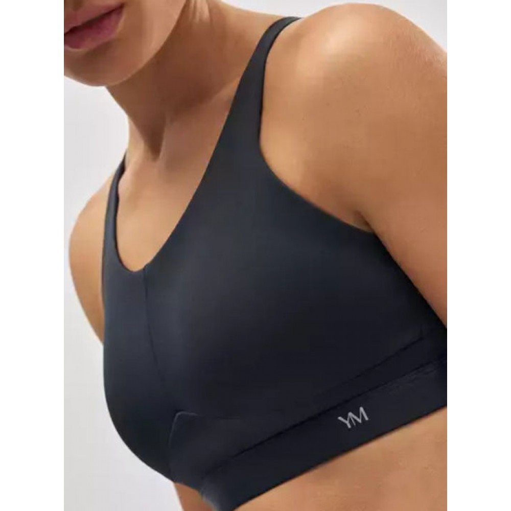 Ysabel Mora Y70923, Αθλητικό Μπουστάκι με αφαιρούμενη επένδυση, ΜΑΥΡΟ