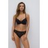Ysabel Mora Y10747-BLK, Γυναικείο Σετ Push Up και Στρινγκ Κυλοτάκι, ΜΑΥΡΟ