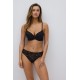 Ysabel Mora Y10747-BLK, Γυναικείο Σετ Push Up και Στρινγκ Κυλοτάκι, ΜΑΥΡΟ