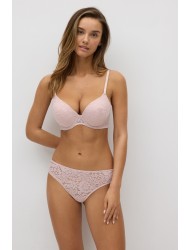 Ysabel Mora Y10747-ROSE, Γυναικείο Σετ Push Up και Στρινγκ Κυλοτάκι, SATIN ROSE