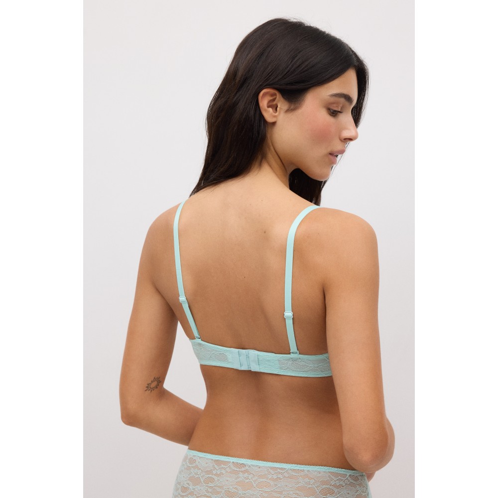 Ysabel Mora Y10750, Γυναικείο Σουτιέν Push Up με Μπανέλα, AQUAMARINE