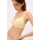 Ysabel Mora Y10803,  Γυναικείο Σουτιεν χωρίς μπανέλα, ΚΙΤΡΙΝΟ