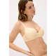 Ysabel Mora Y10804, Σουτιεν με μπανέλα και ελαφριά ενίσχυση, cup C,  ΚΙΤΡΙΝΟ