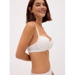 Ysabel Mora Y10828, Σουτιεν με μπανέλα Push Up, ΕΚΡΟΥ