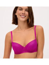 Ysabel Mora Y10828, Σουτιεν Push Up με μπανέλα,  ΦΟΥΞΙΑ