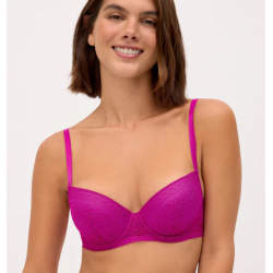 Ysabel Mora Y10828, Σουτιεν Push Up με μπανέλα,  ΦΟΥΞΙΑ