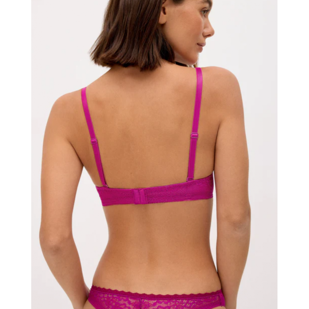 Ysabel Mora Y10828, Σουτιεν Push Up με μπανέλα,  ΦΟΥΞΙΑ