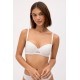 Ysabel Mora Y10828, Σουτιεν με μπανέλα Push Up, ΕΚΡΟΥ