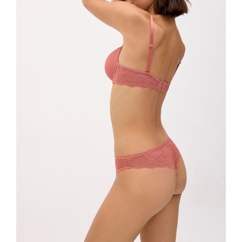 Ysabel Mora Y10838, Γυναικείο Σετ Σουτιεν Push Up και Κυλοτάκι String, ΣΟΜΟΝ