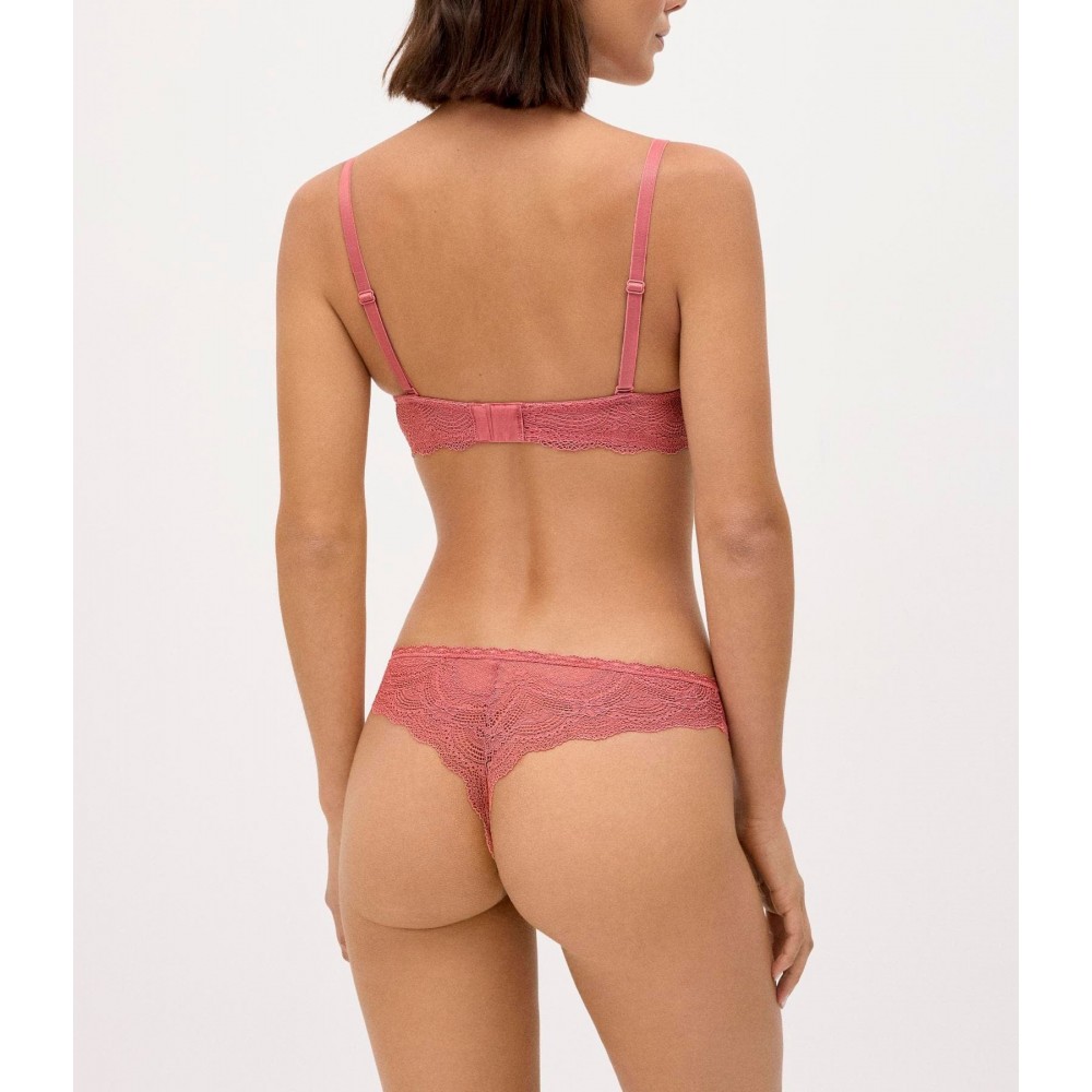 Ysabel Mora Y10838, Γυναικείο Σετ Σουτιεν Push Up και Κυλοτάκι String, ΣΟΜΟΝ