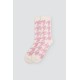 Ysabel Mora Y12130,  Γυνακείες Κάλτσες Flannel 1 ζευγάρι με πατουσάκια, ΕΚΡΟΥ