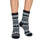 Ysabel Mora Y22122,  Ανδρικές Κάλτσες Flannel 1 ζευγάρι, ΜΑΥΡΟ